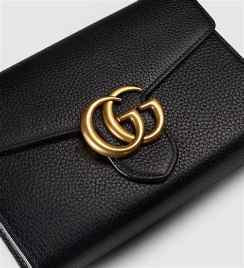 gucci chain wallet bag|gucci small wallet on chain.